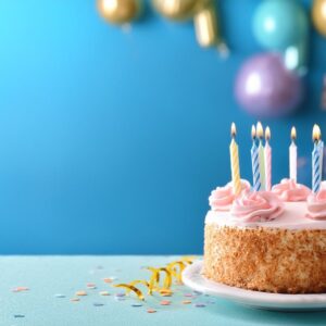 Pastel de cumpleaños para 2 personas